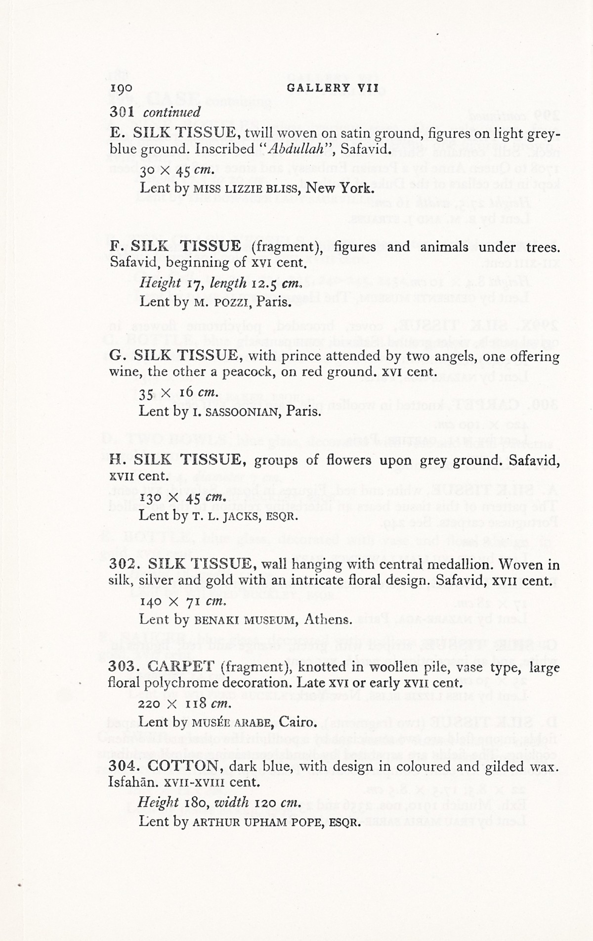 Page 218 of 1931 - International Exhibition of Persian Art