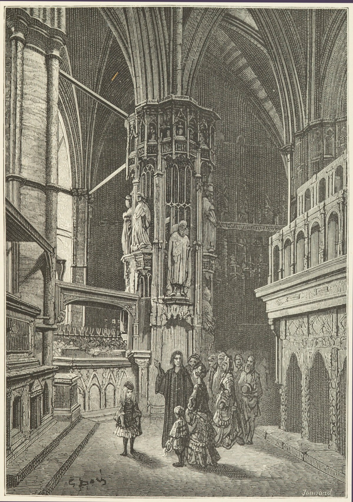 Gustave Doré, Westminster Abbey - Confirmation of Westminster Boys