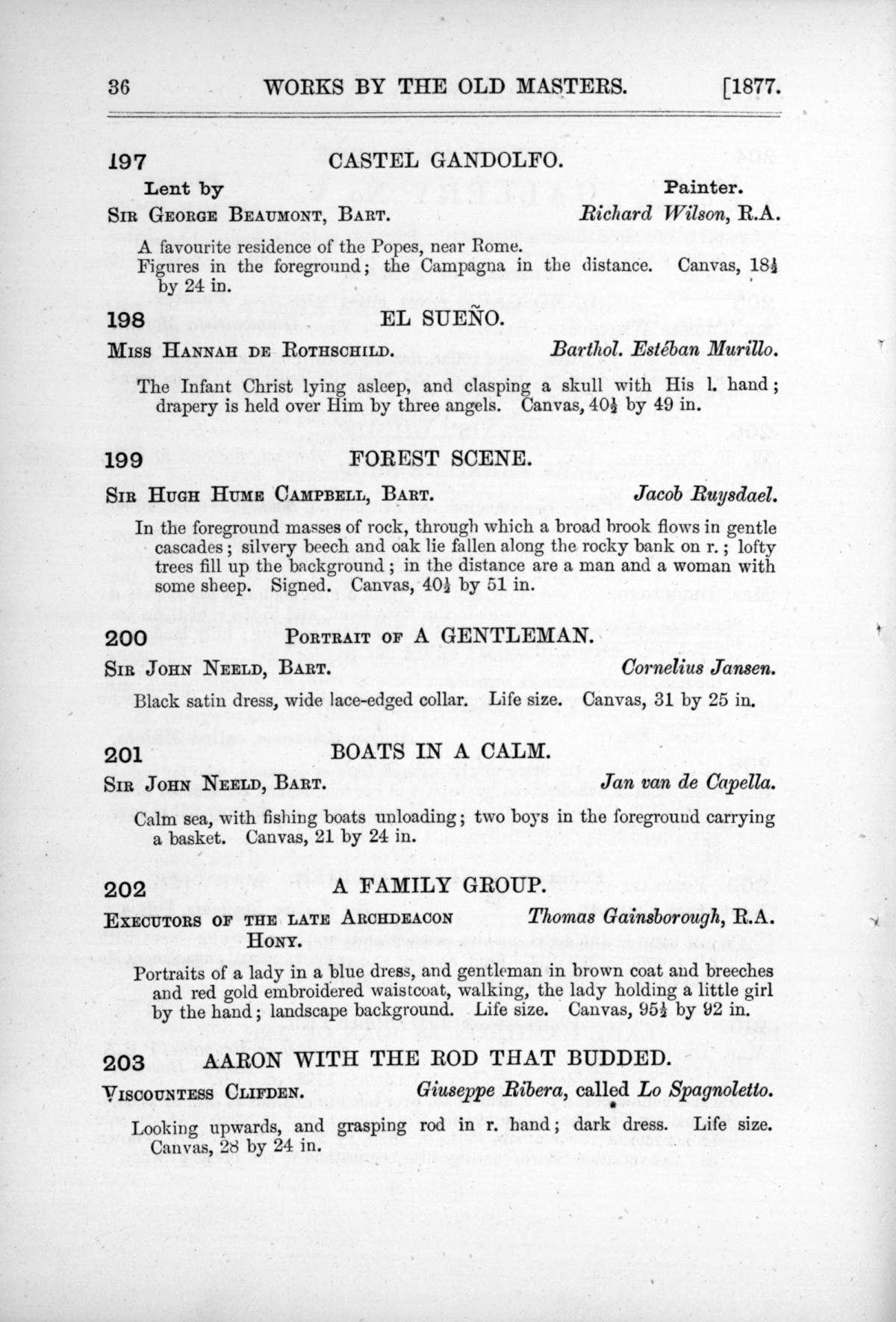 Page 36 of 1877 - Old Masters and deceased masters of the British School