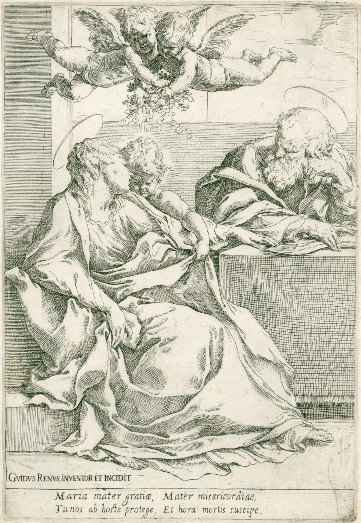 Guido Reni, The Holy Family with Two Angels