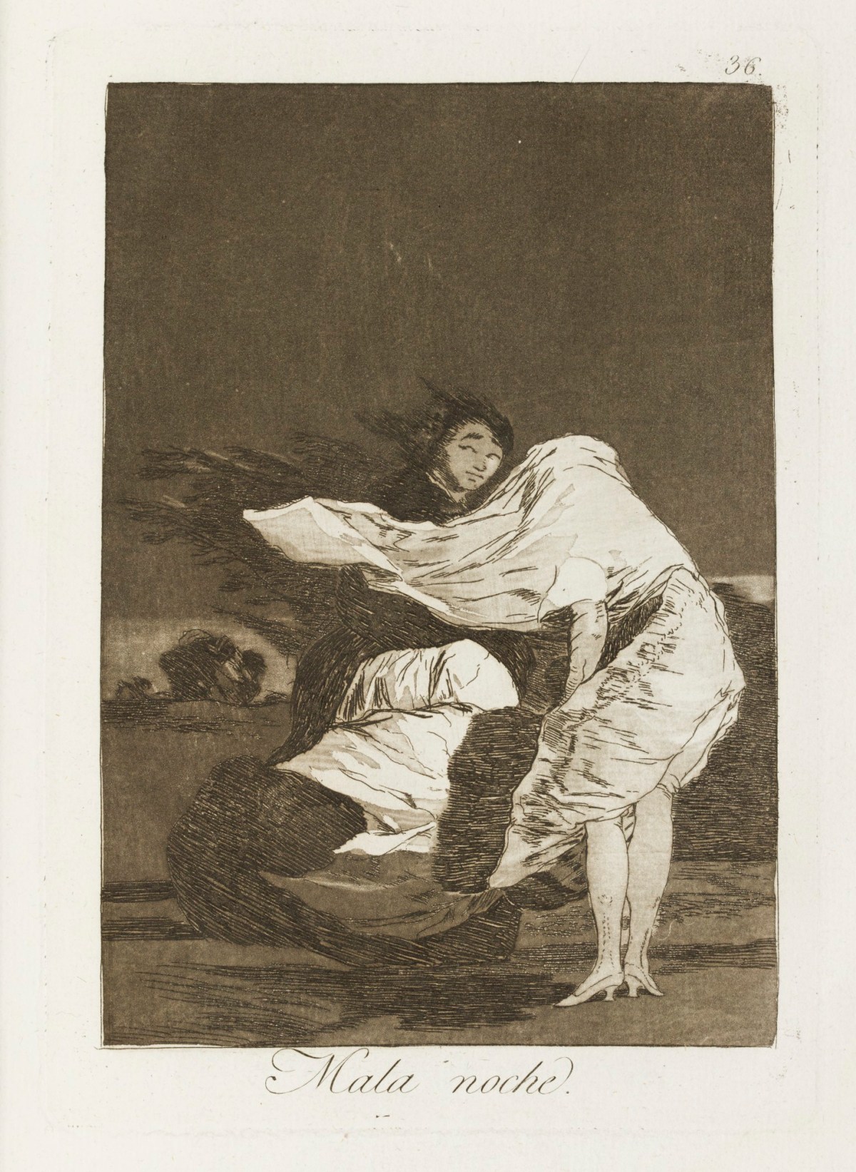 Francisco Goya, 'Mala noche.'