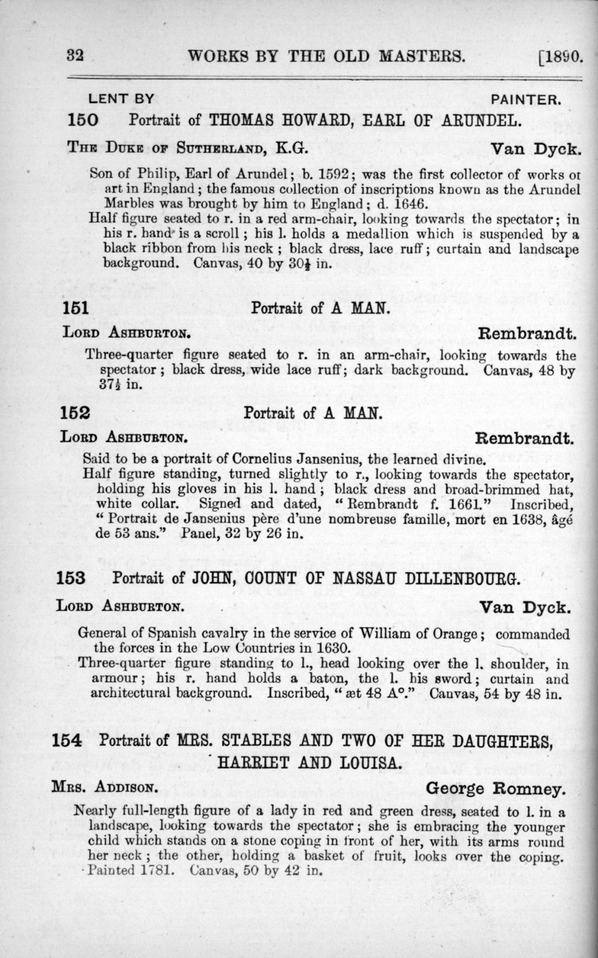 Page 32 of 1890 - Old Masters, deceased masters of the British School, drawings & models by Alfred Stevens