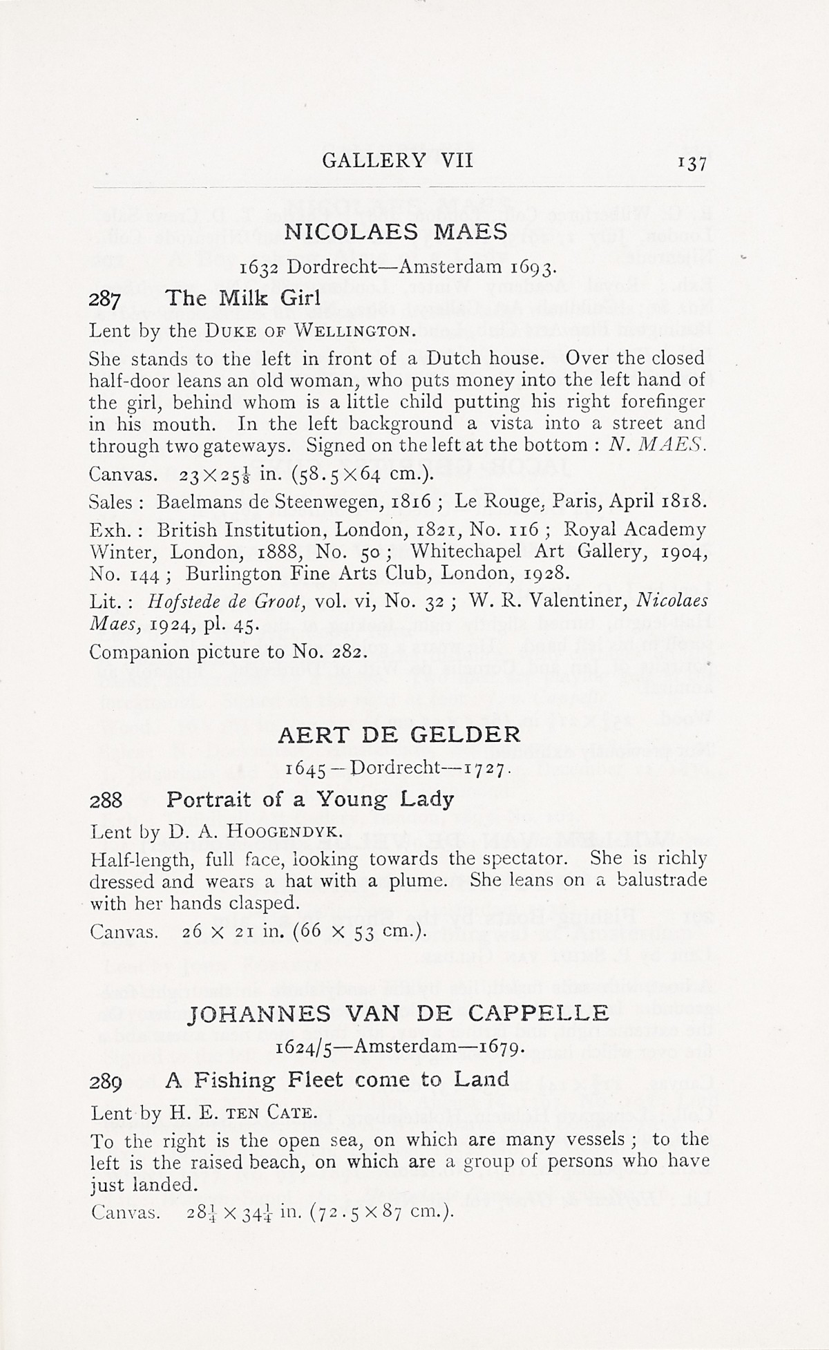 Page 141 of 1929 - Exhibition of Dutch Art 1450-1900