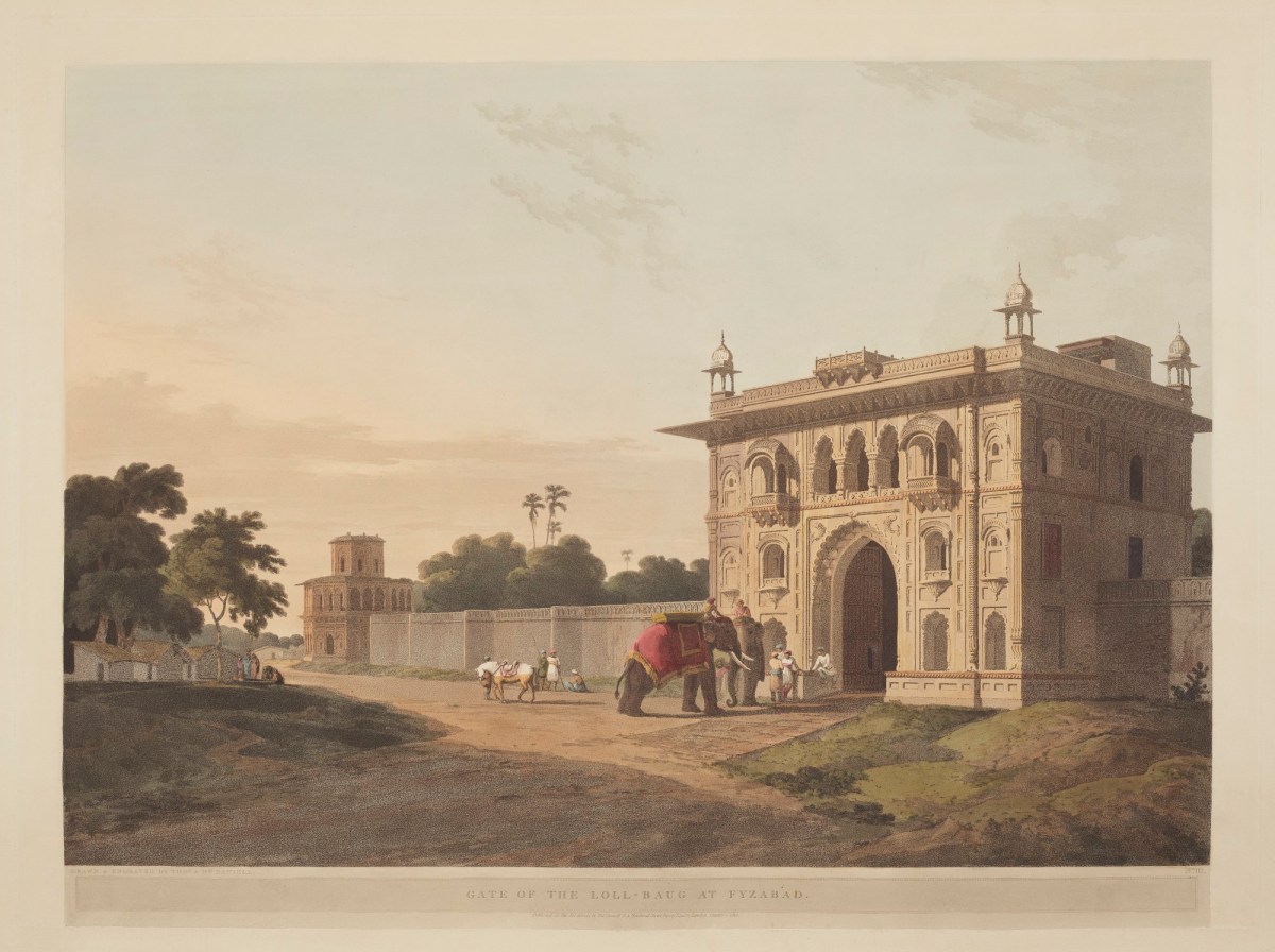 Thomas Daniell RA, Gate of the Loll Bahug, at Fyzabad