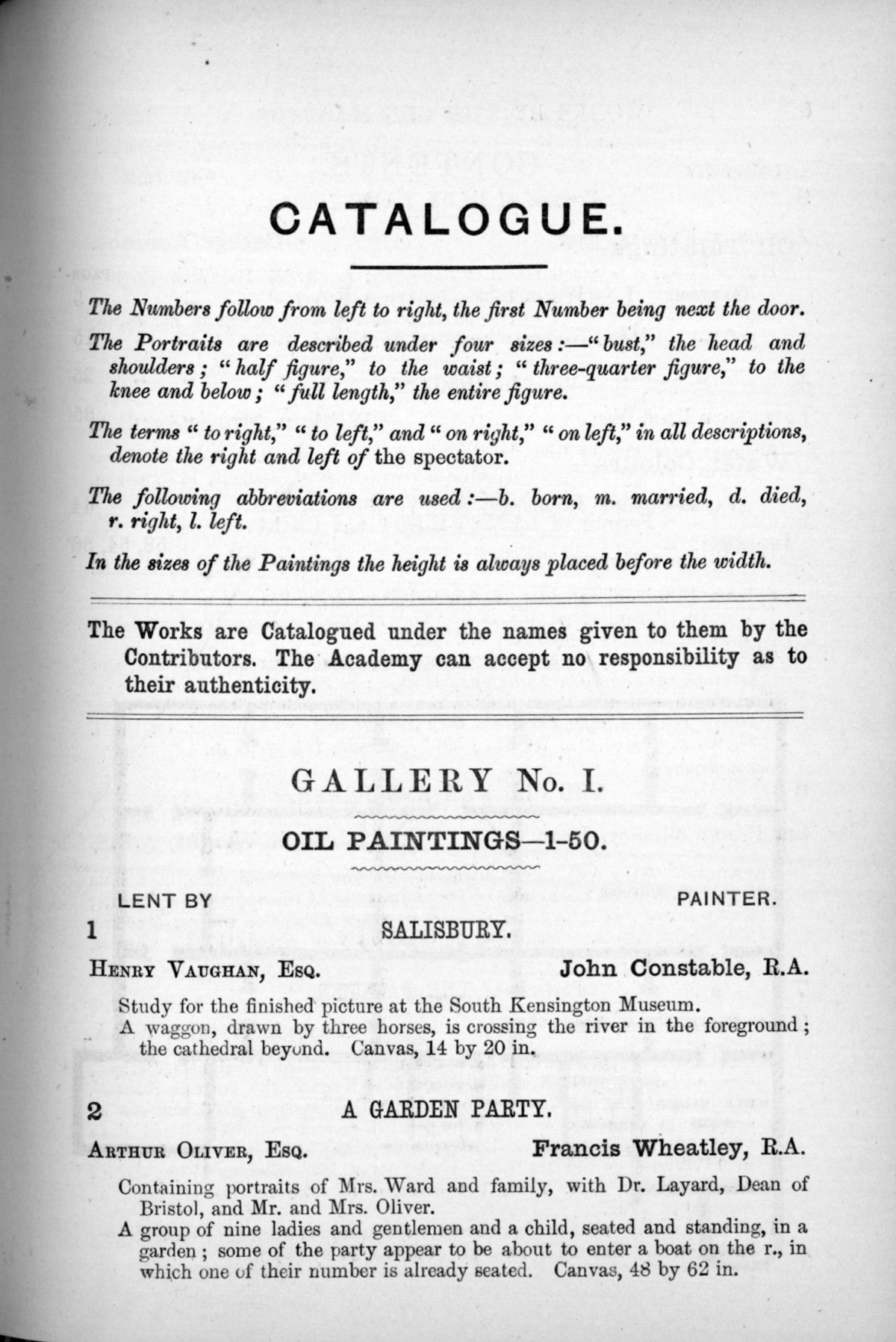 Page 5 of 1886 - Old Masters, deceased masters of the British School, Joseph Wright of Derby ARA and J.M.W. Turner RA