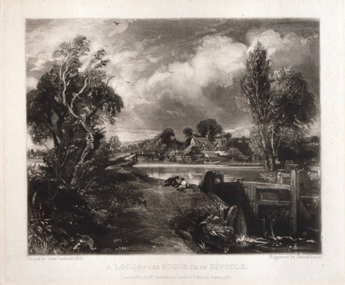 John Constable RA, A Lock on the Stour
