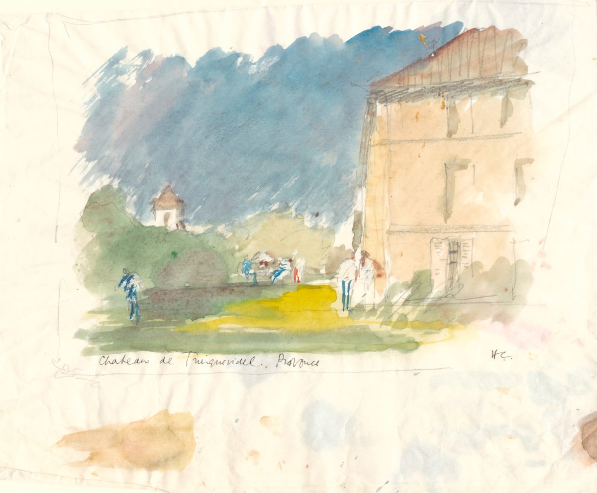Sir Hugh Casson PRA, Chateau de Turqeville, Provence