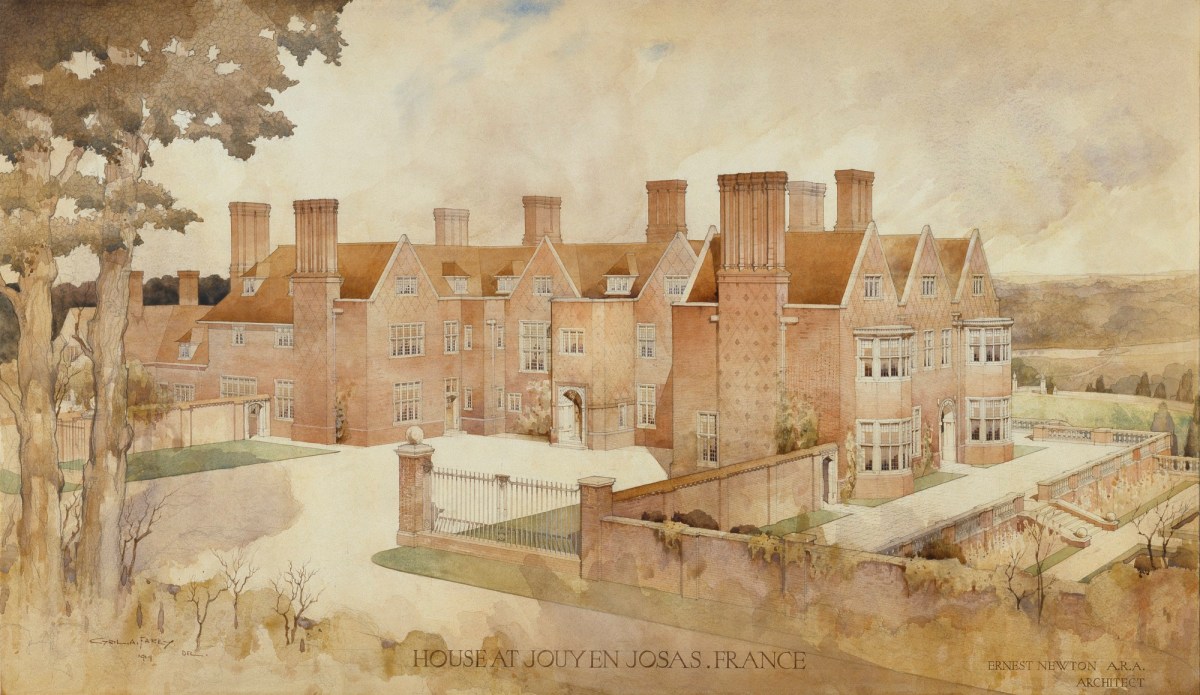 Ernest Newton RA, Design for house, Jouy-en-Josas