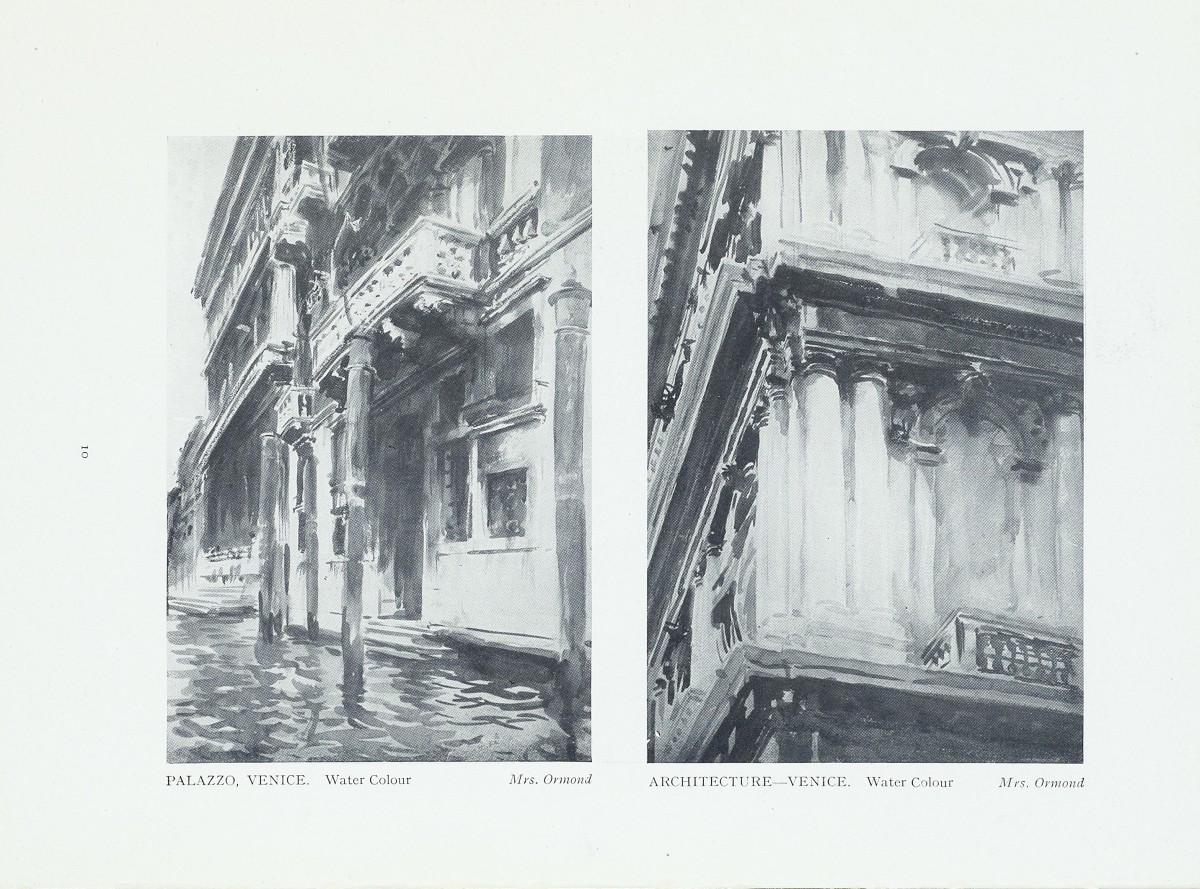 1926 Illustrations of the Sargent Exhibition Exhibition Catalogues