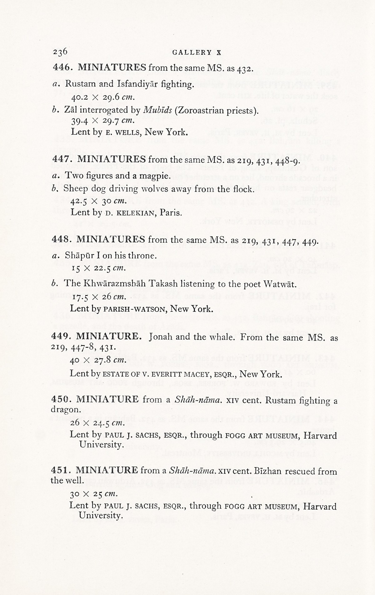 Page 264 of 1931 - International Exhibition of Persian Art