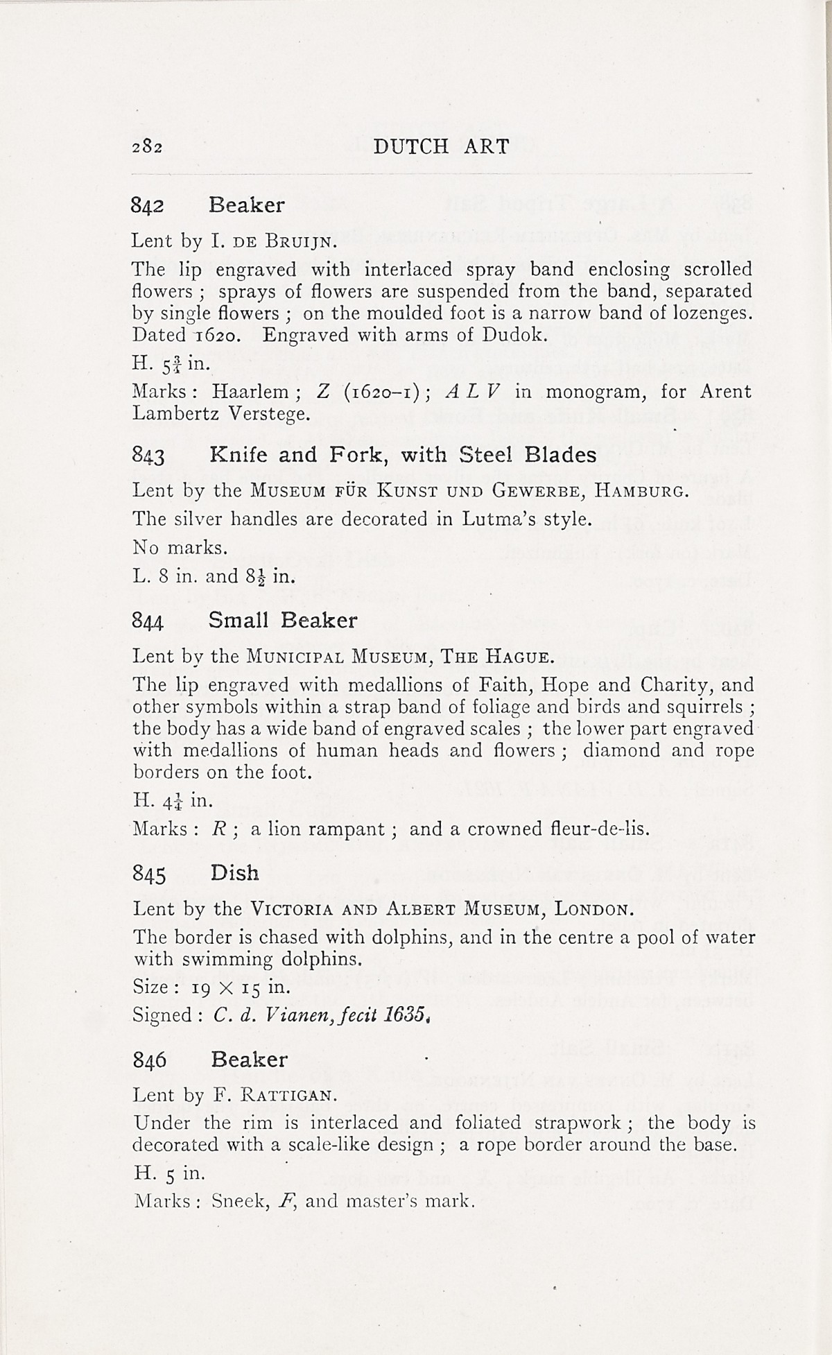 Page 286 of 1929 - Exhibition of Dutch Art 1450-1900