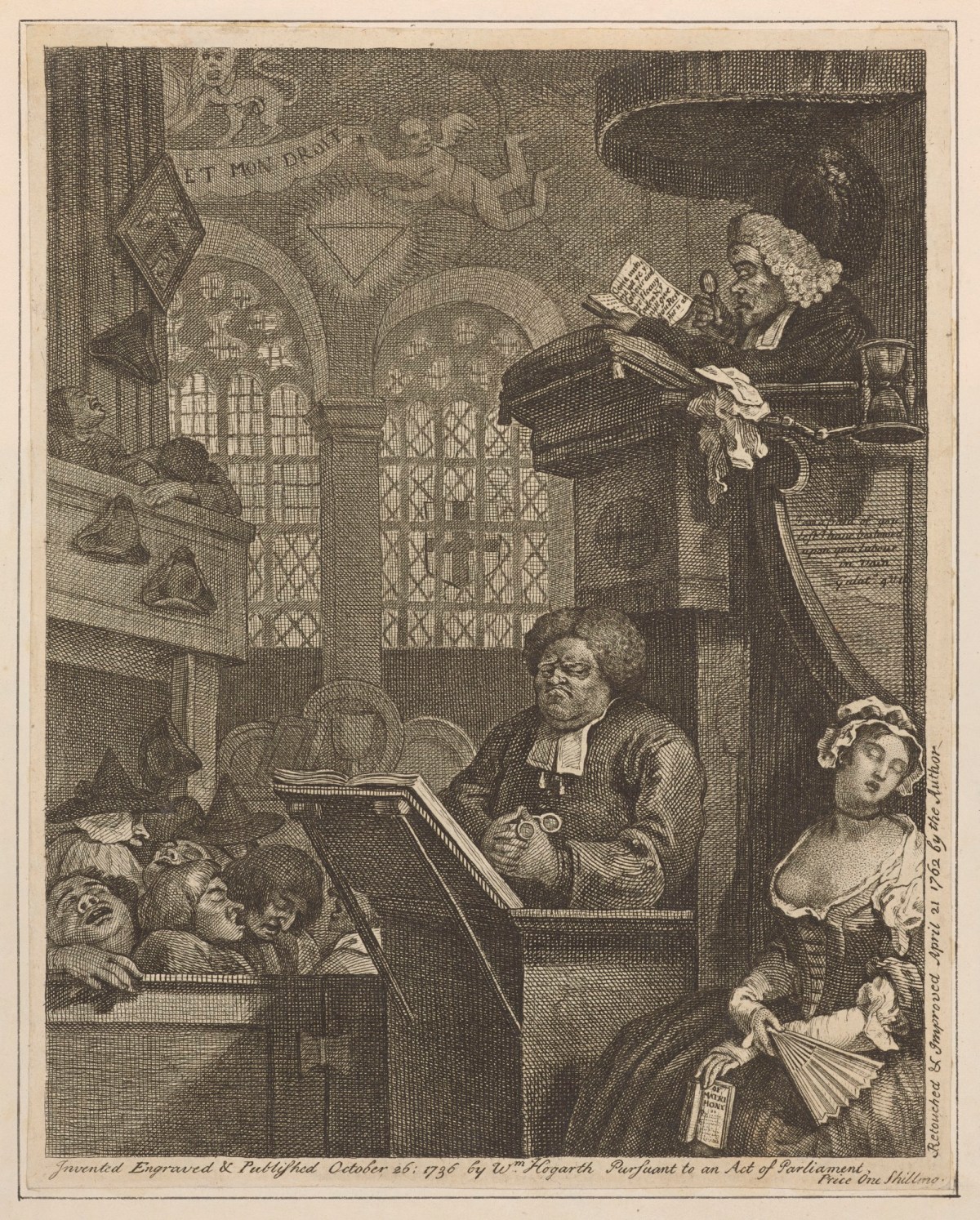 William Hogarth, The Sleeping Congregation