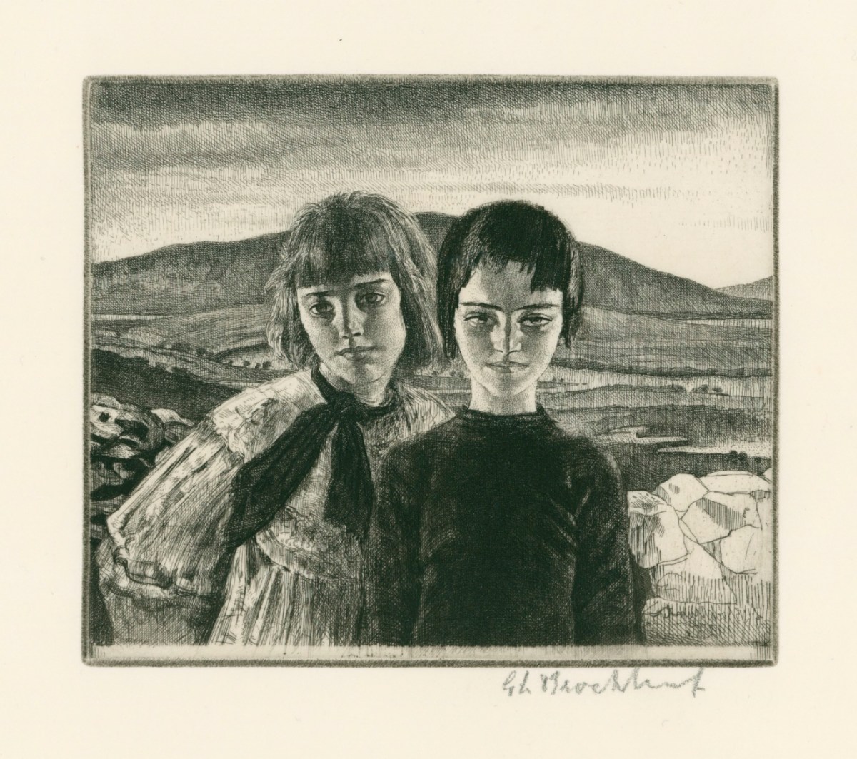 Gerald Leslie Brockhurst RA, The West of Ireland