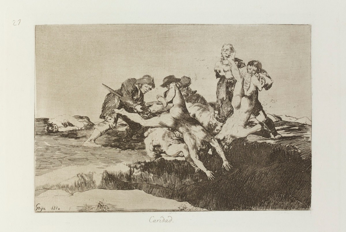 Francisco Goya, 'Caridad.'