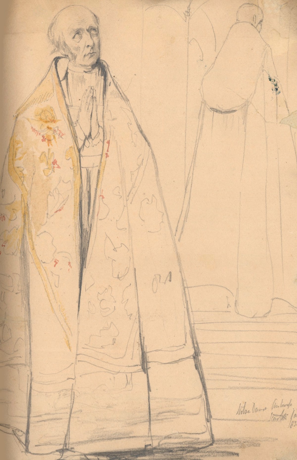 John Scarlett Davis, A priest in Notre Dame, Antwerp