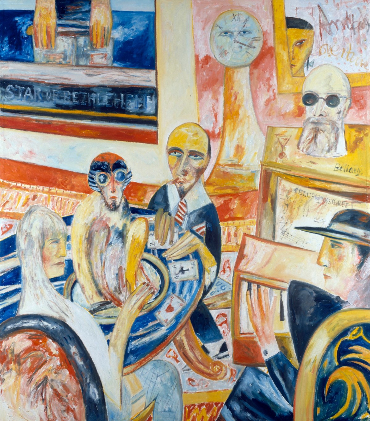 John Bellany RA, The Pianist Entertains