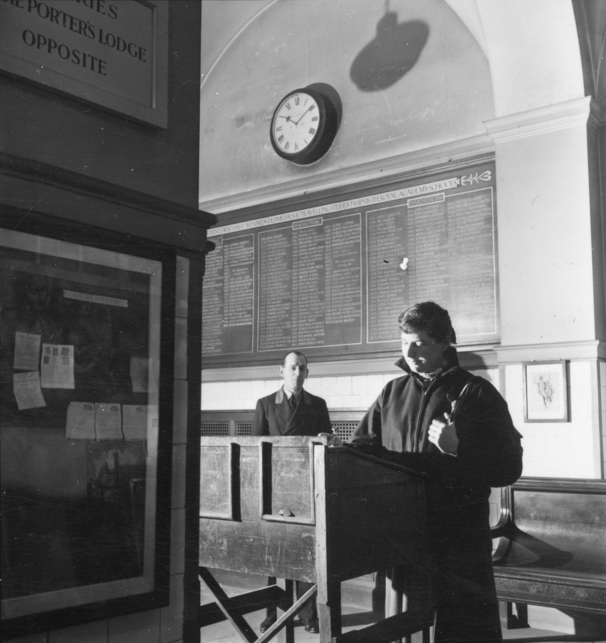 Russell Westwood, A student in the Royal Academy Schools.