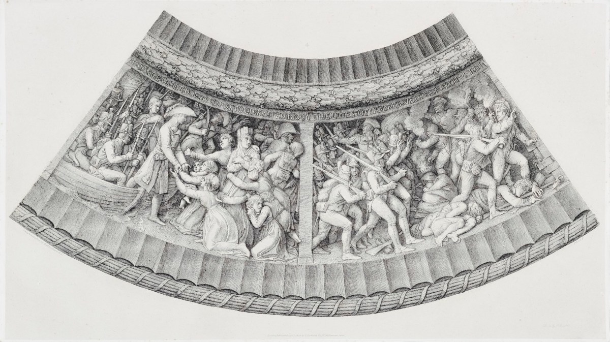 Thomas Stothard RA, Segment of the frieze of the Wellingon Shield (4)