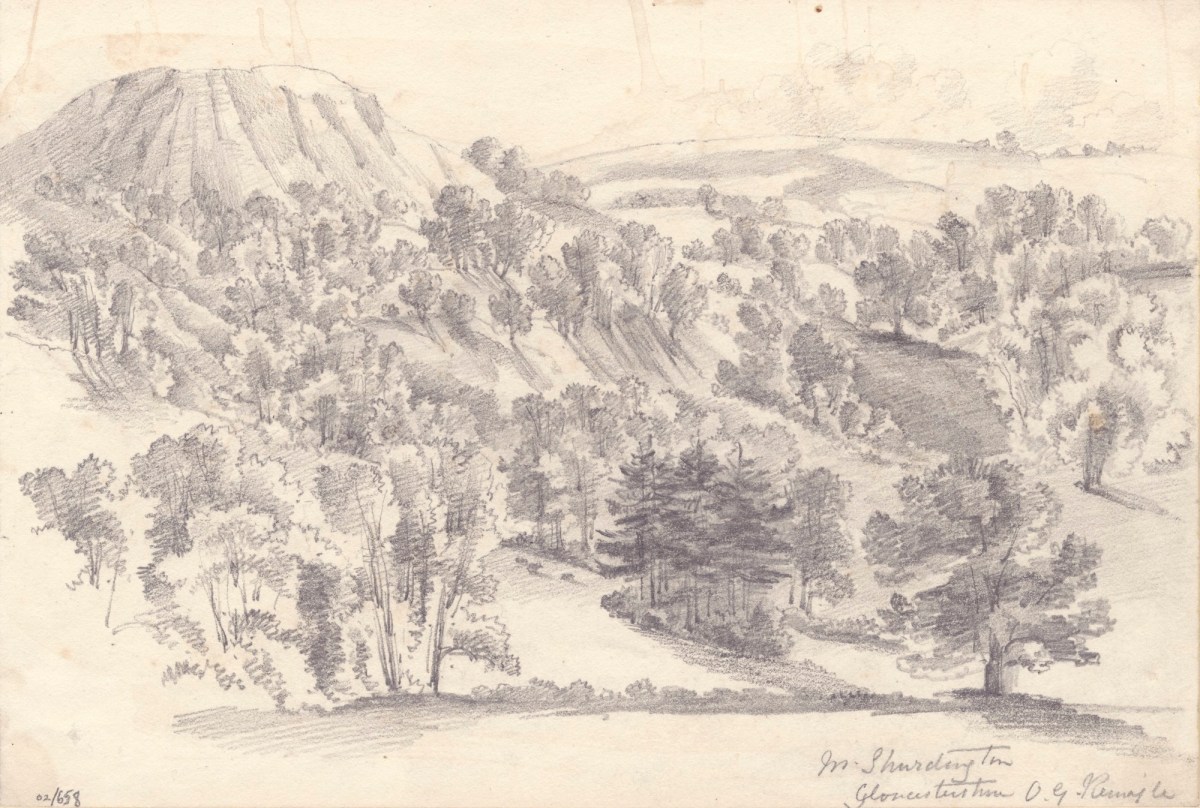 Oriana Georgiana Reinagle, Two Gloucestershire landscapes
