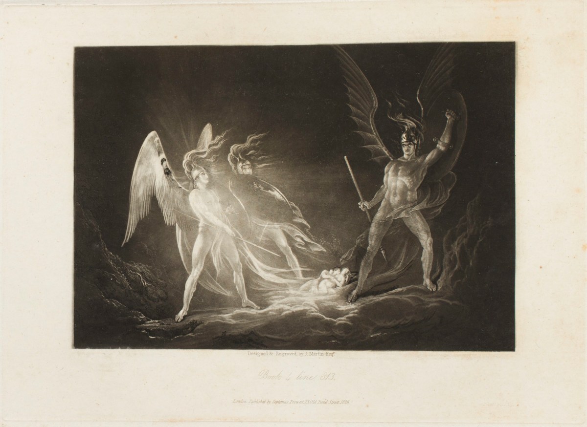 John Martin, Satan confronts Ithuriel and Zephon