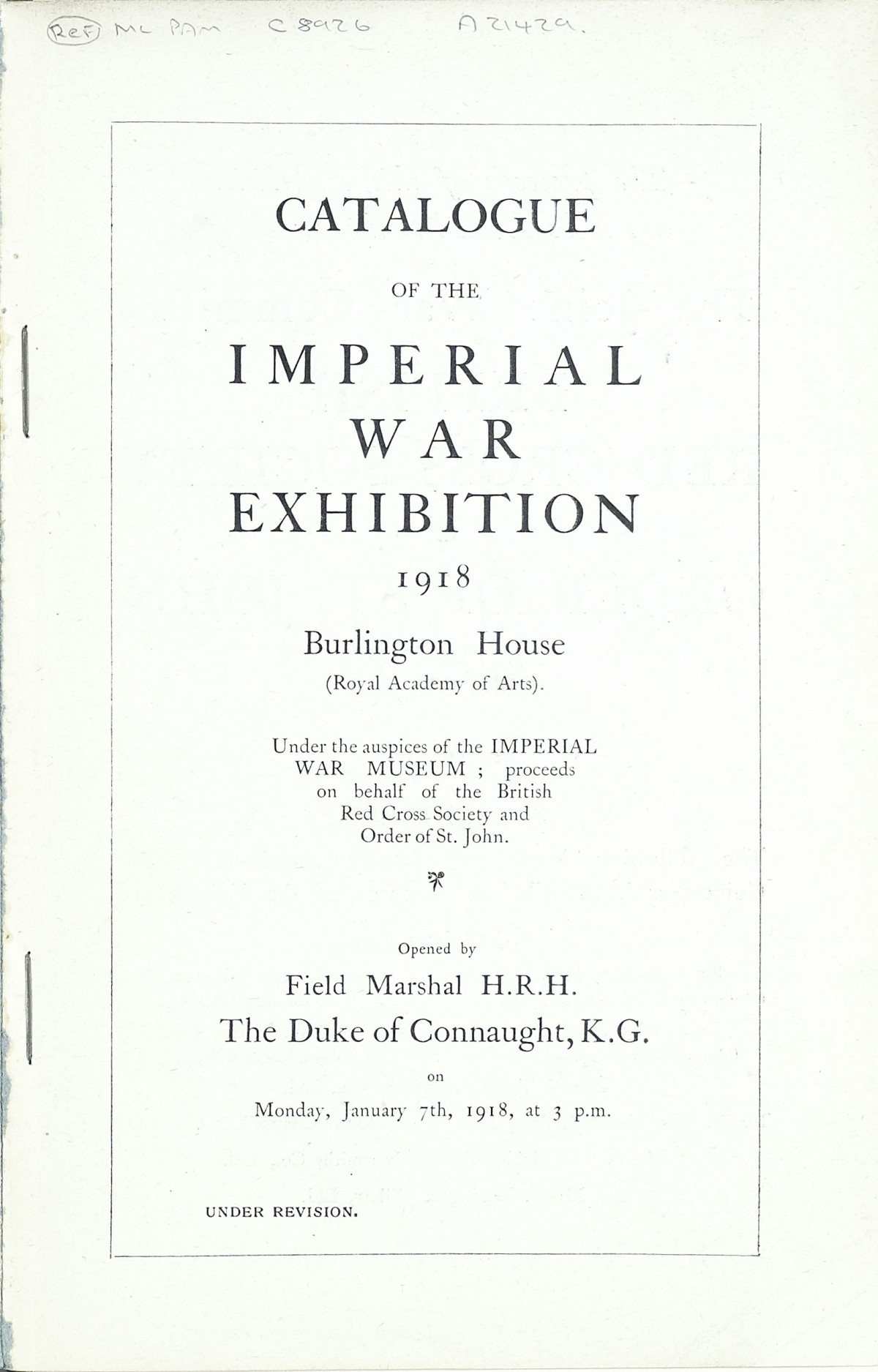 Page 3 of 1918 - Imperial War Exhibition