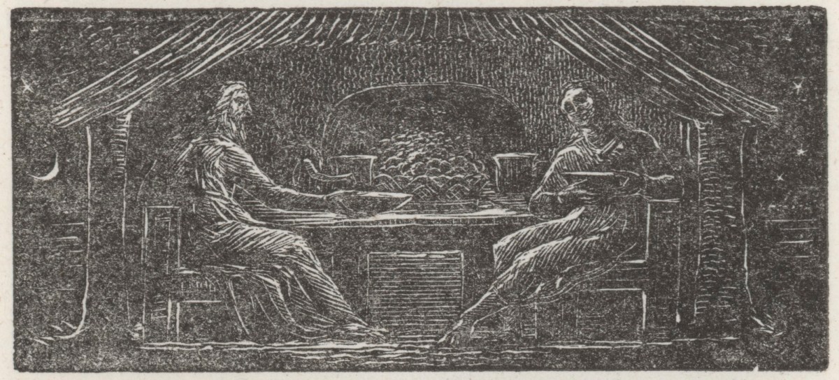 William Blake, Thenot and Colinet at Supper