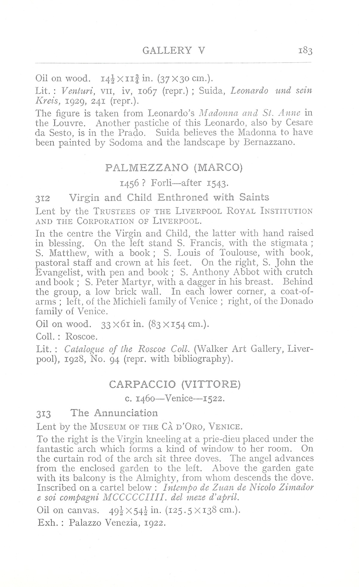Page 187 of 1930 - Exhibition of Italian Art 1200-1900