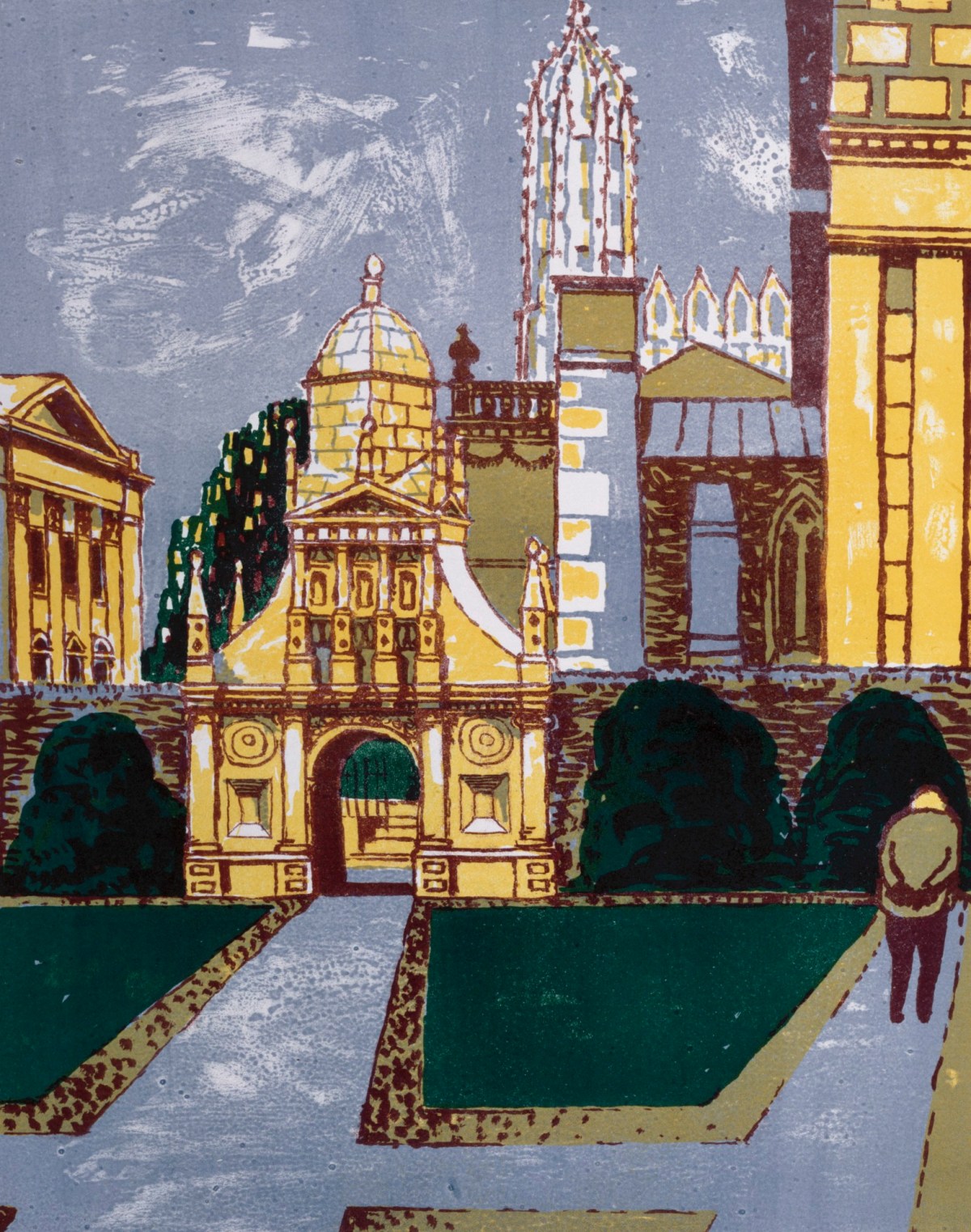 Julian Trevelyan RA, Caius College