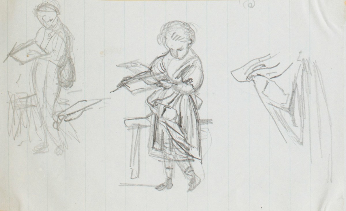 Henry Hugh Armstead RA, Sketches of a standing child