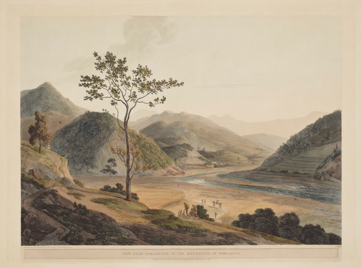 Thomas Daniell RA, View Near Daramundi, In The Mountains Of Serinagur