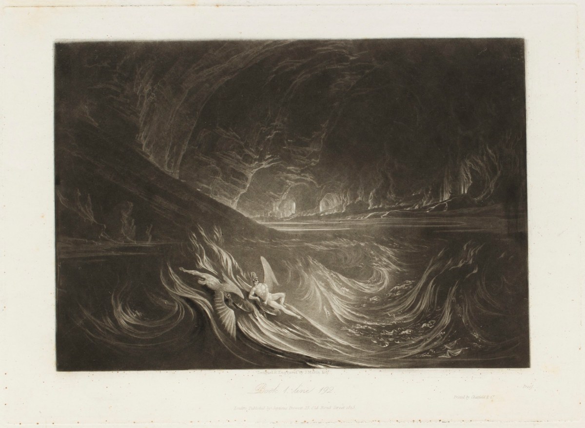 John Martin, Satan on the burning lake