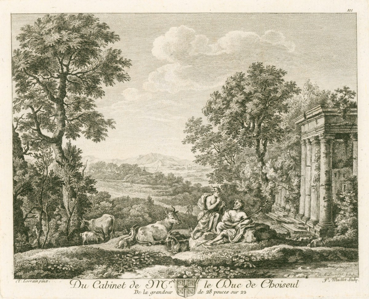 Balthasar Anton Dunker, Landscape with Mercury and Argus