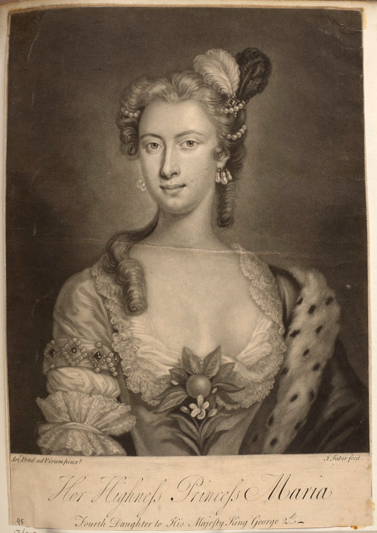 Arthur Pond, Mary, landgravine of Hesse-Cassel, when princess Mary