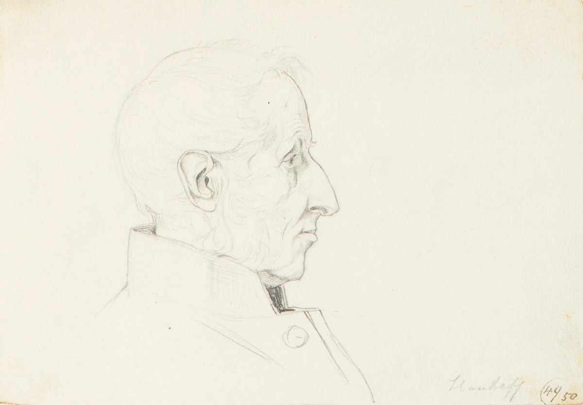 Henry Hugh Armstead RA, Profile portrait of Bishop Ollivant for monuments in Llandaff Cathedral