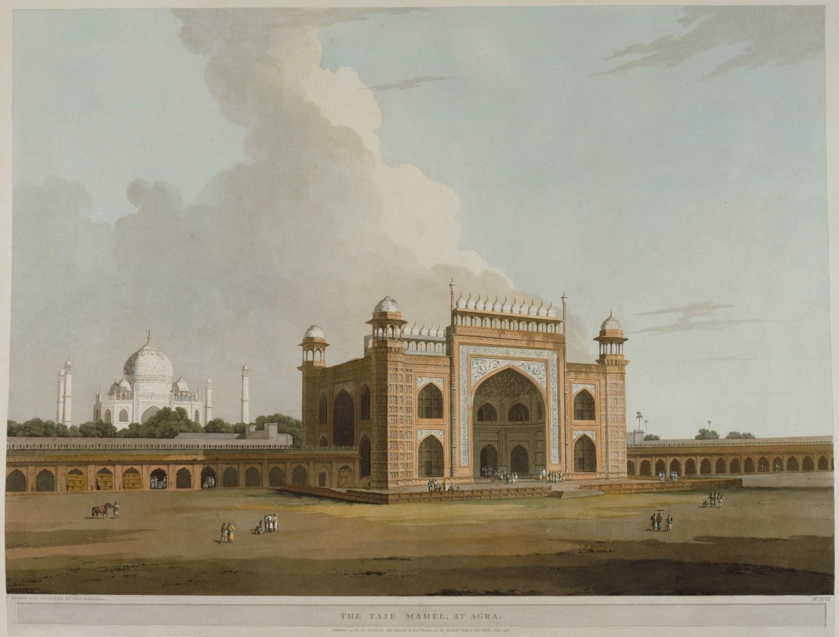 Thomas Daniell RA, The Taje Mahel, at Agra