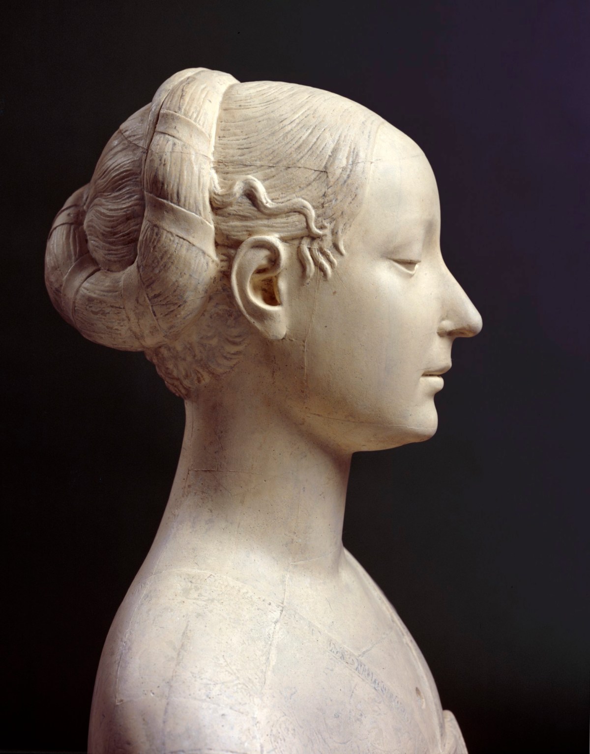 Francesco Laurana, Bust of a woman, possibly Ippolita Maria Sforza