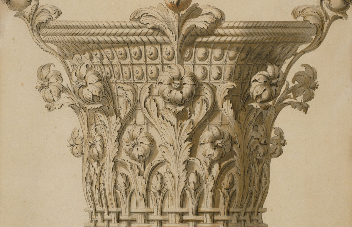 Decorative Corinthian column