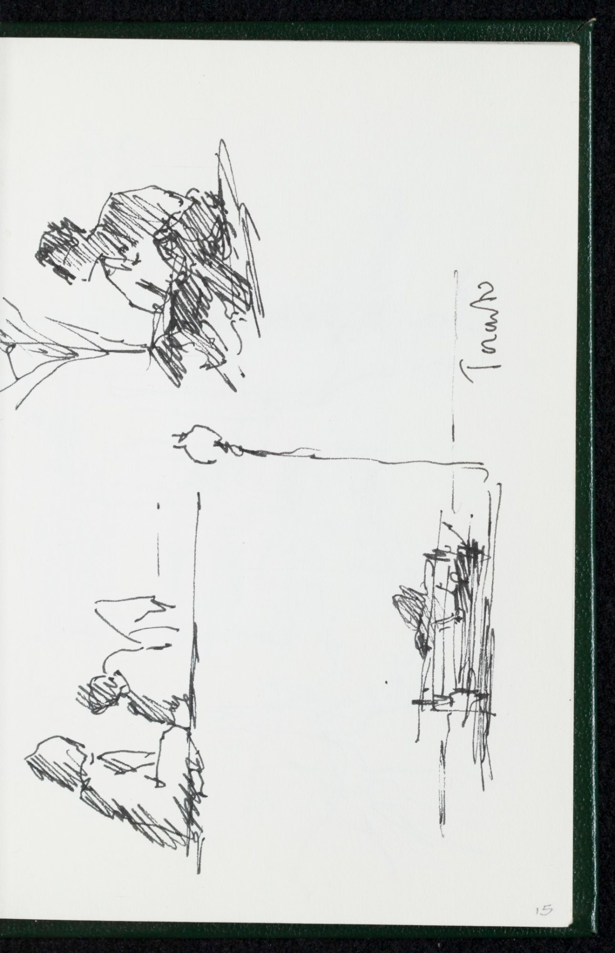 Sir Hugh Casson PRA, New England Connecticut sketchbook
