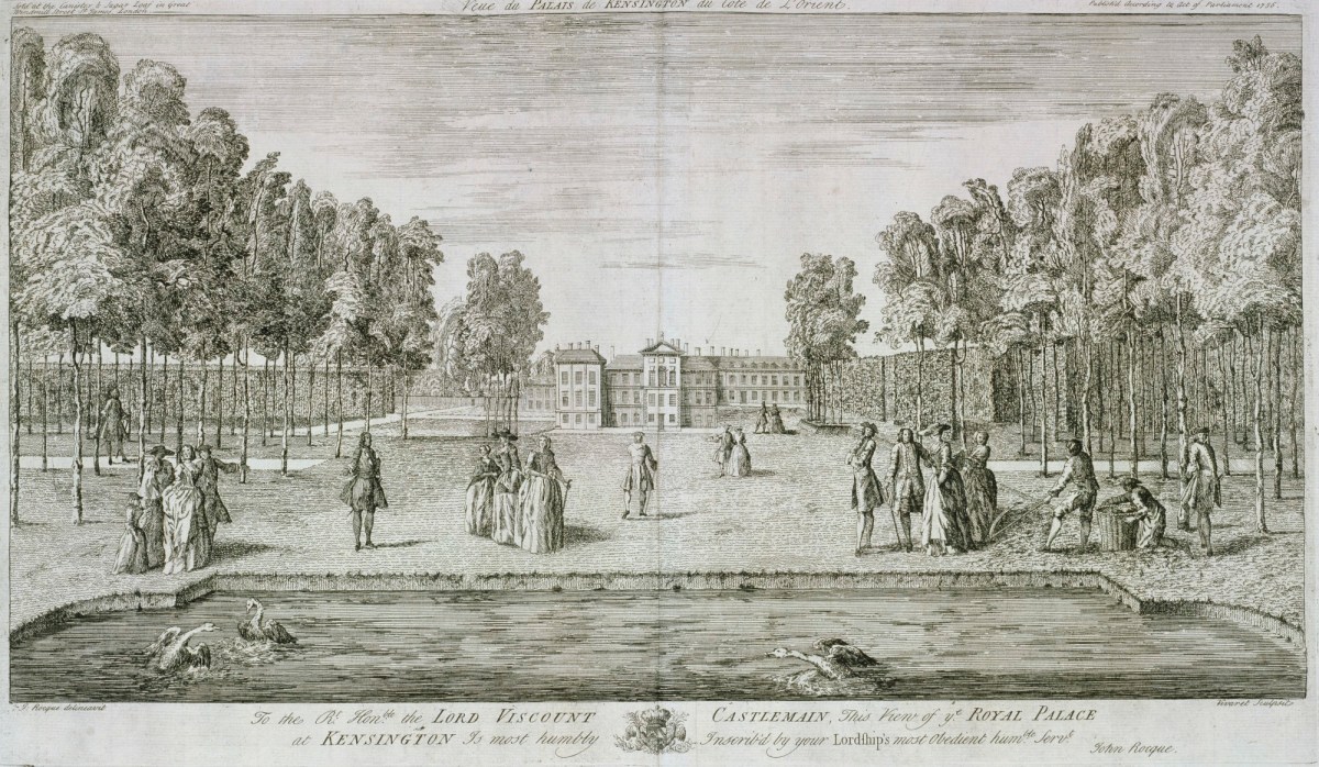 John Rocque, View of Kensington Palace
