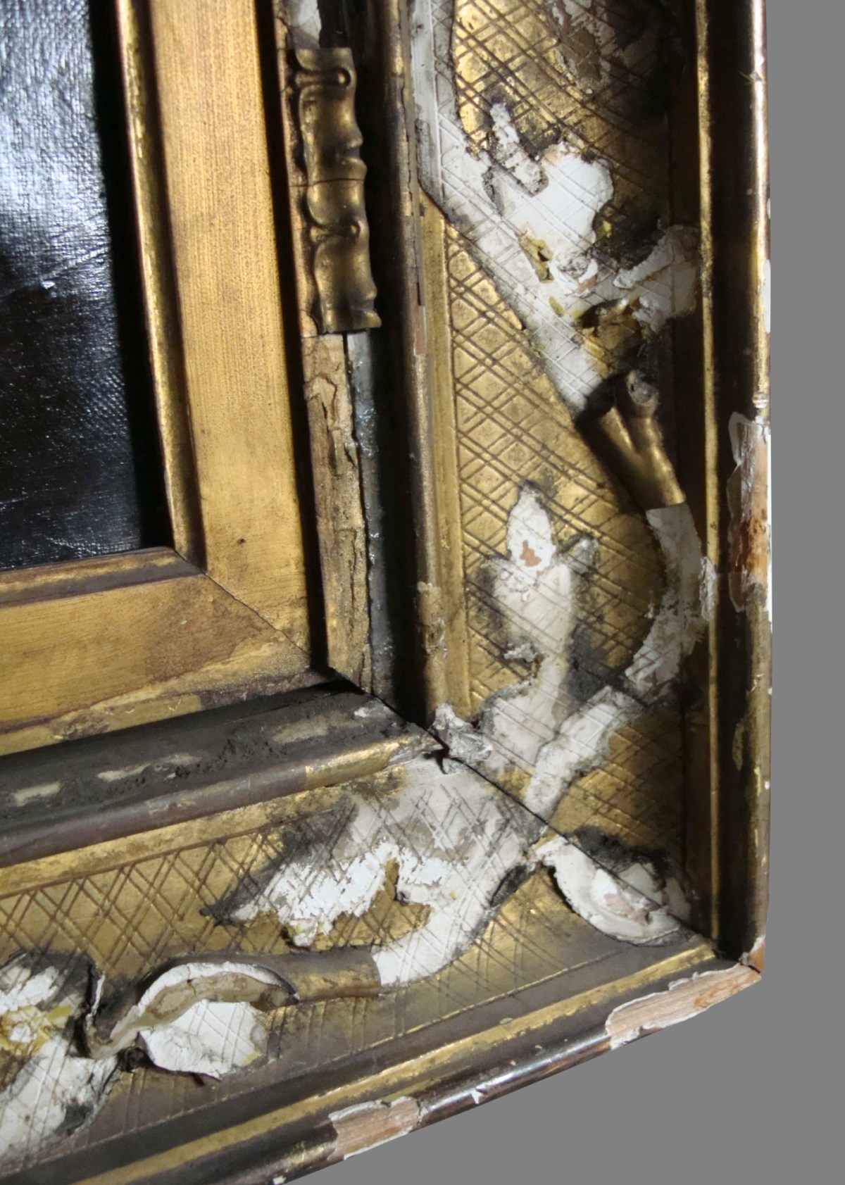 Unknown, Frame for Edward Matthew Ward RA 'Elizabeth Woodville in her Sanctuary, Westminster after the abstraction of her eldest Son, the Prince of Wales, by his Uncle Richard Crookback'