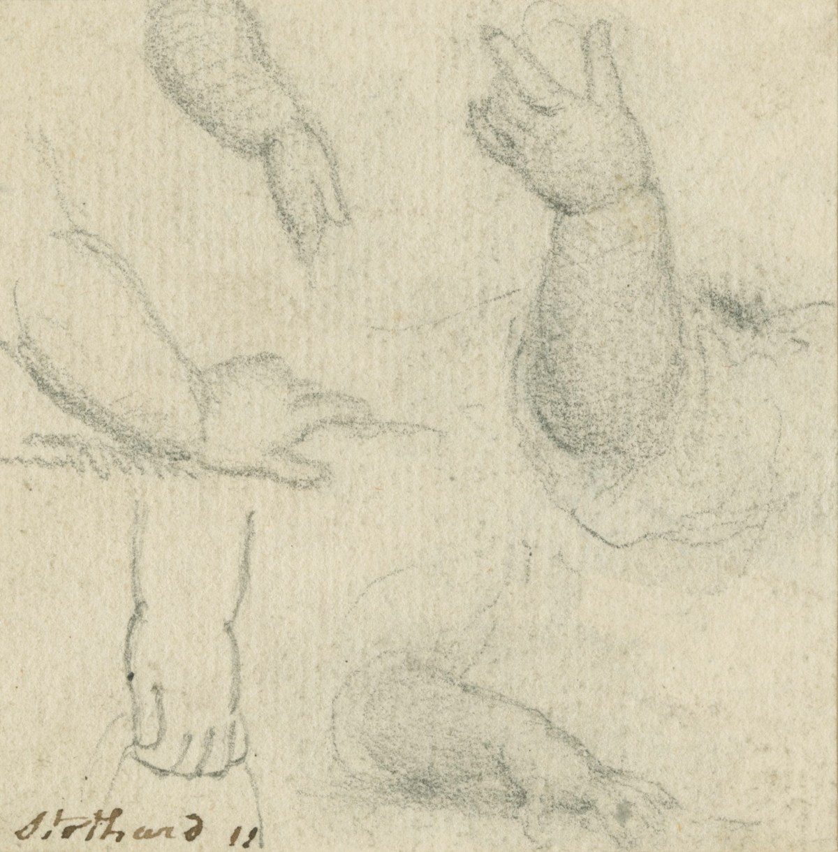 Thomas Stothard RA, Sketches of a child's arms