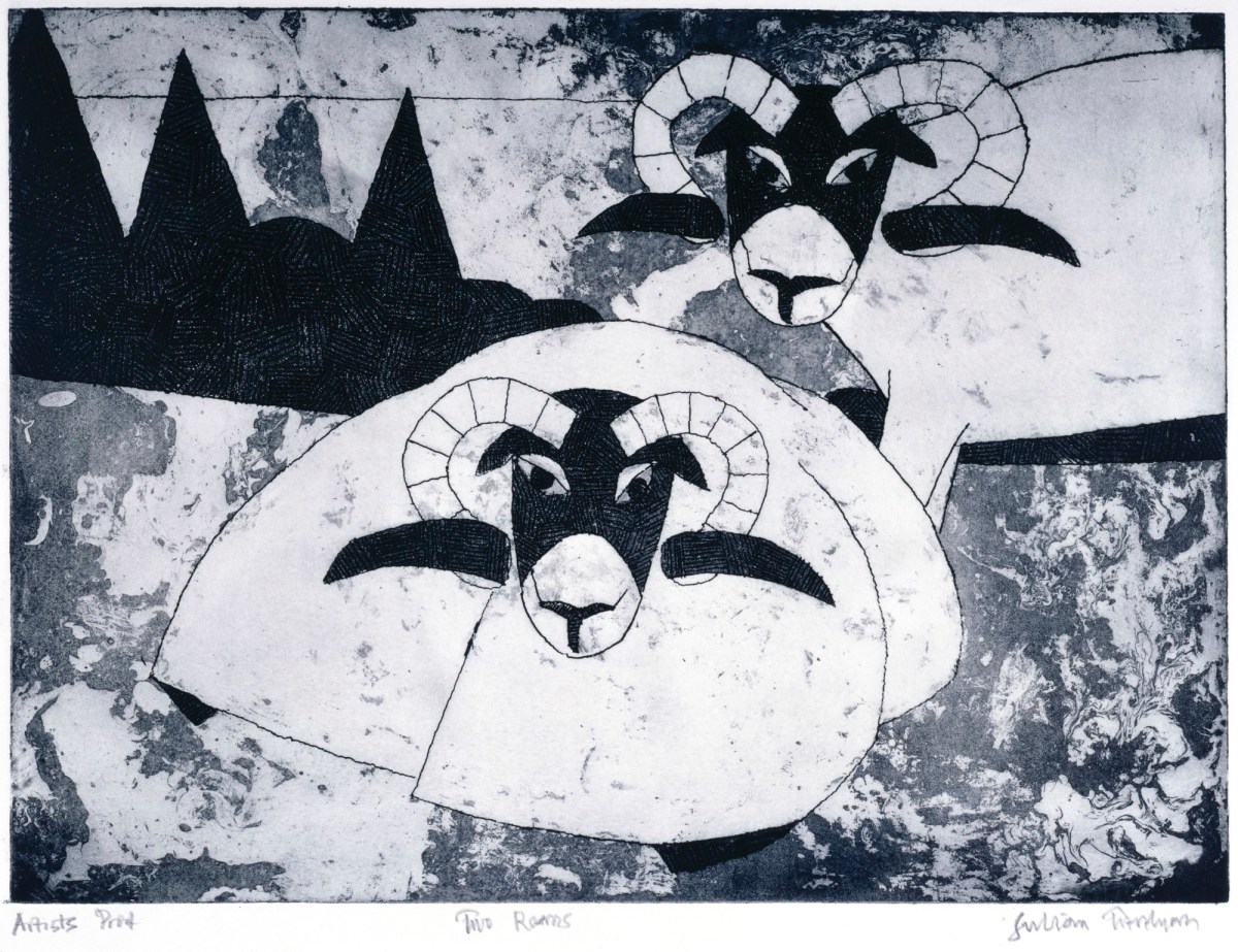 Julian Trevelyan RA, Two Rams