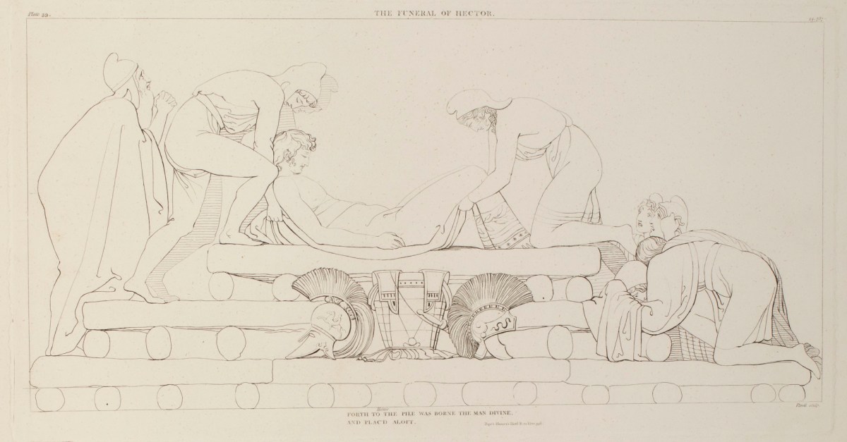 John Flaxman RA, The Funeral of Hector