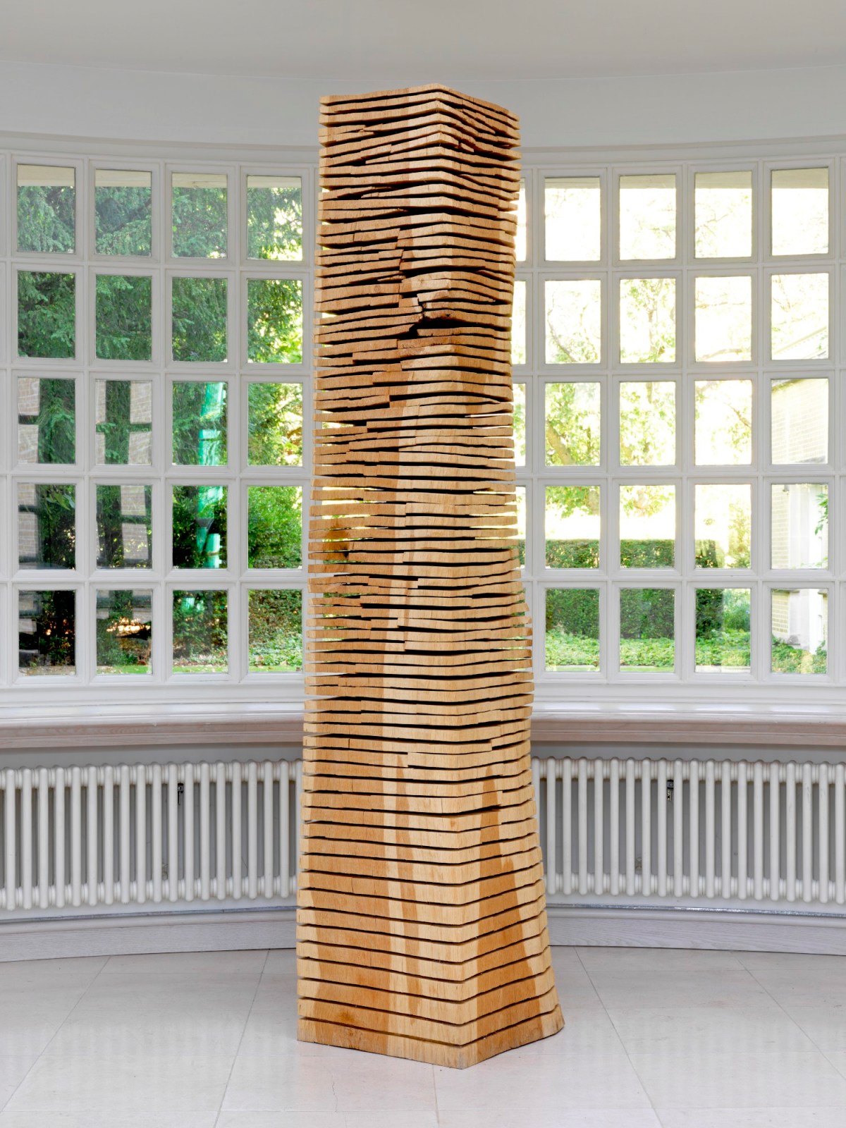 David Nash RA, Crack and Warp Column