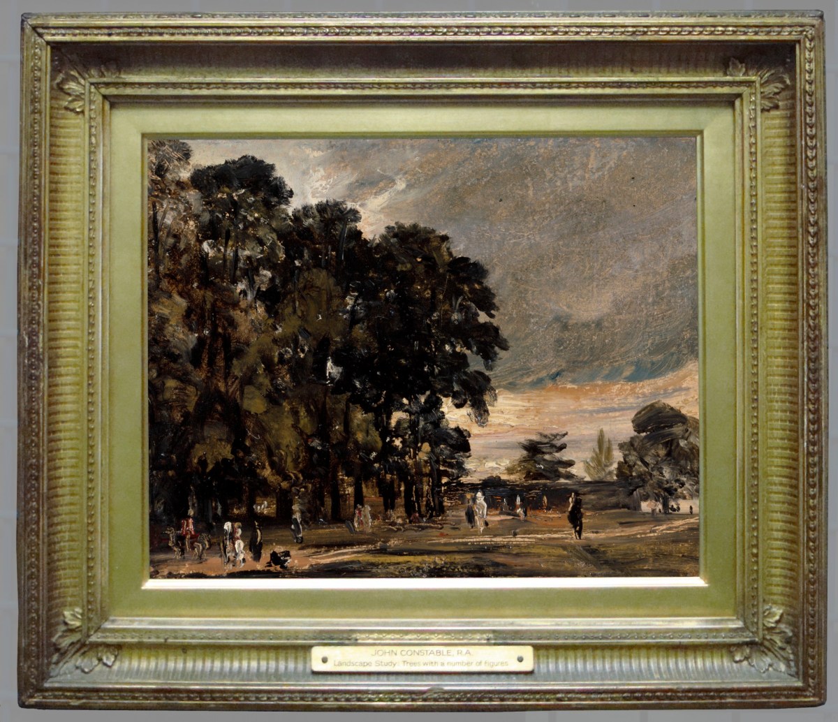 Unknown, Frame for John Constable RA 'Landscape Study: Figures by a Clump of Trees'