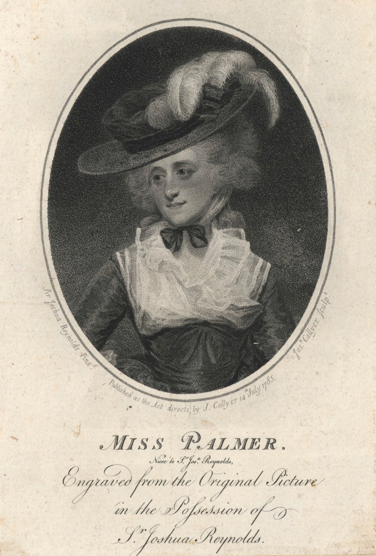 Sir Joshua Reynolds PRA, Portrait of Miss Theophila Palmer