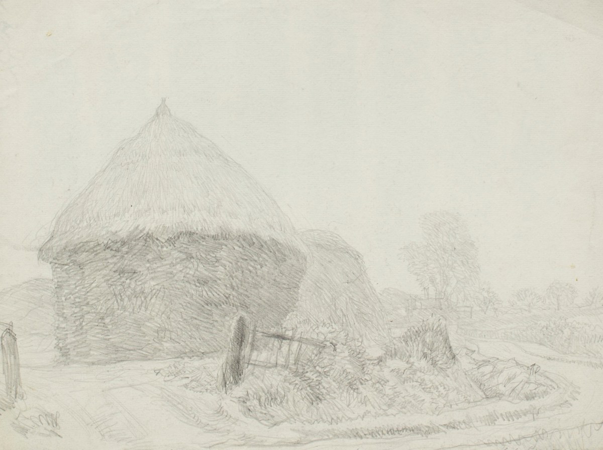 Sir George Clausen RA, Compositional study for 'Sunrise in September'