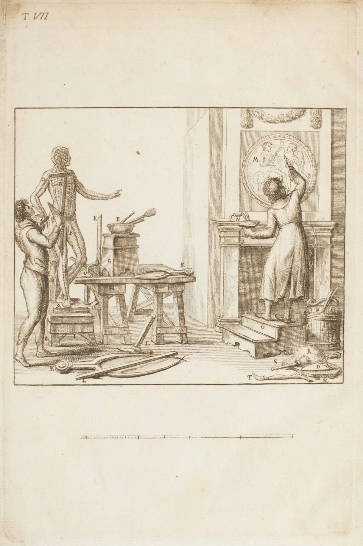 Carlo Lasinio, Sculpting with stucco