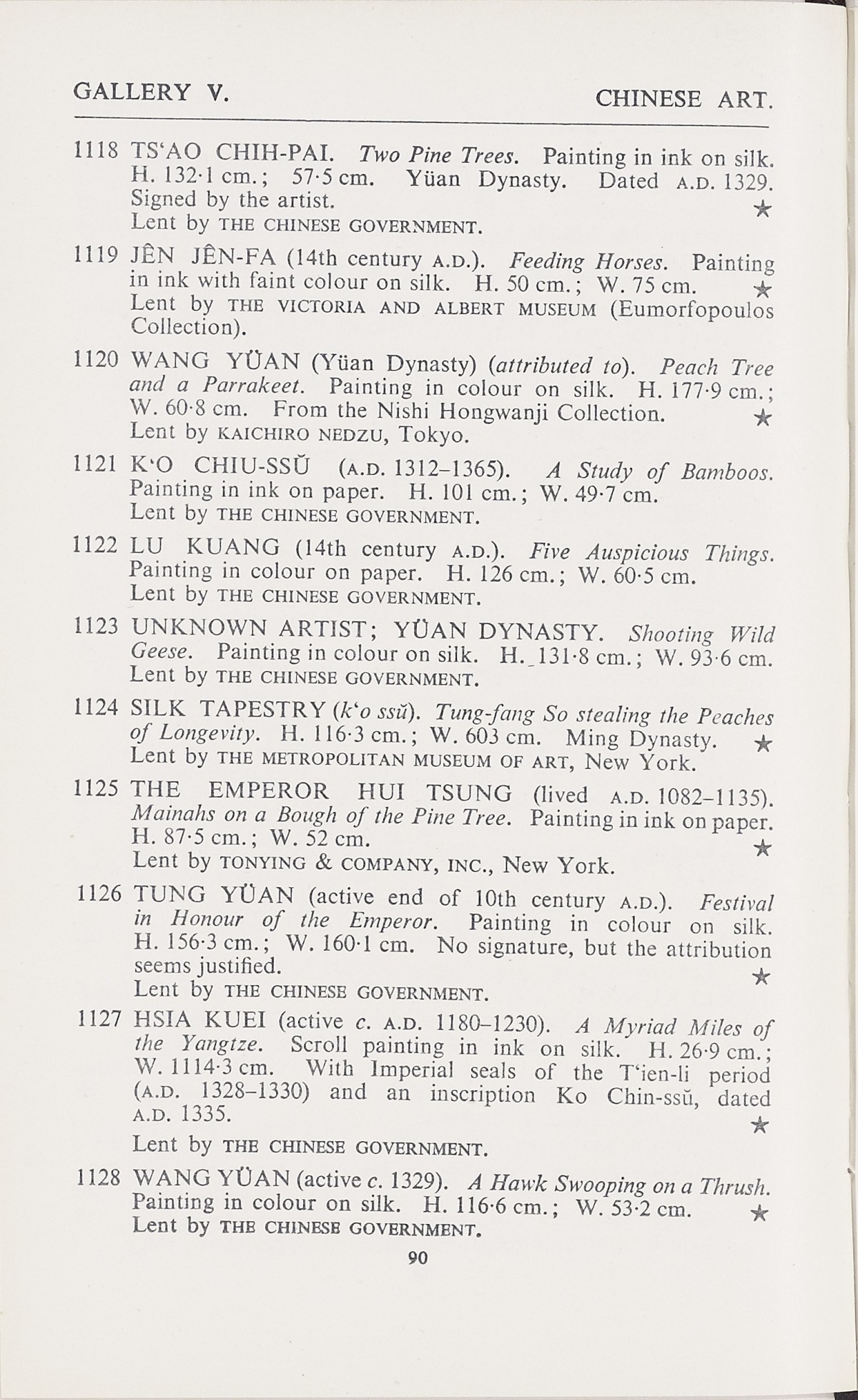 Page 118 of 1935-36 - International Exhibition of Chinese Art