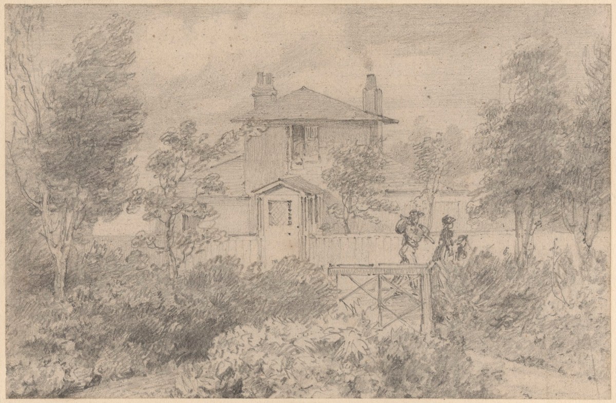John Jackson RA, A sketch of John Jackson's cottage